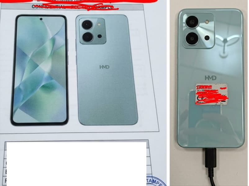 120 Гц Super AMOLED, 6000 мА·ч, камеры 64 и 50 Мп, Baklava OS, влагозащита и разъём 3,5 мм за 200 евро. Смартфон HMD C2P рассекречен  - 1